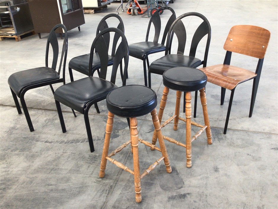 8 x Assorted Chairs and Stools Auction (0001-3024248) | Grays Australia