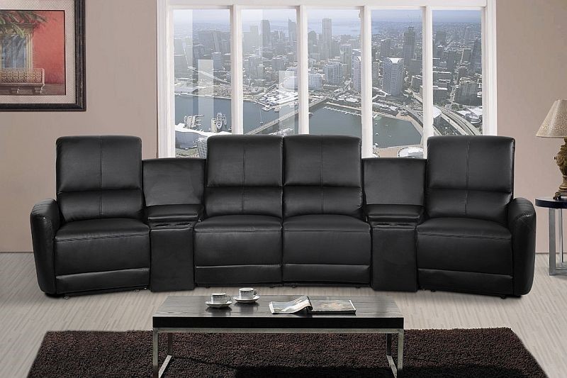 4 seater best sale home theatre recliner