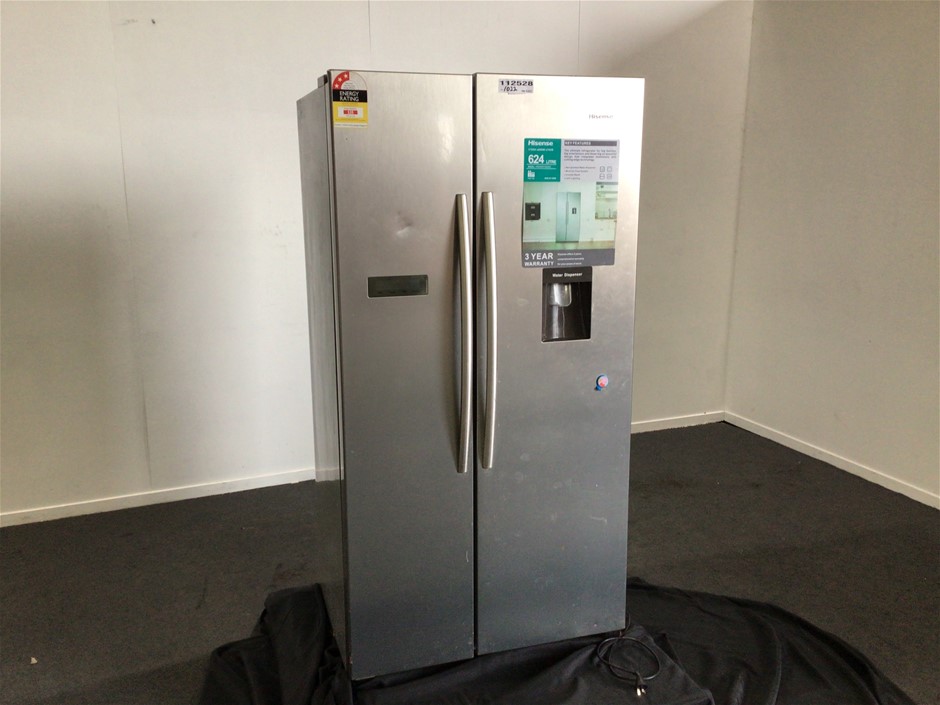 Hisense 624L Side By Side Fridge Auction (00227041516) Grays Australia