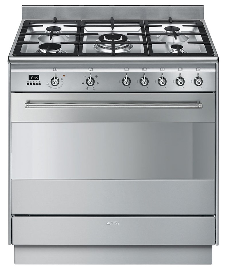 Smeg 90cm FS9608XS Freestanding Duel Fuel Upright Cooker Auction (00177123184) Grays Australia