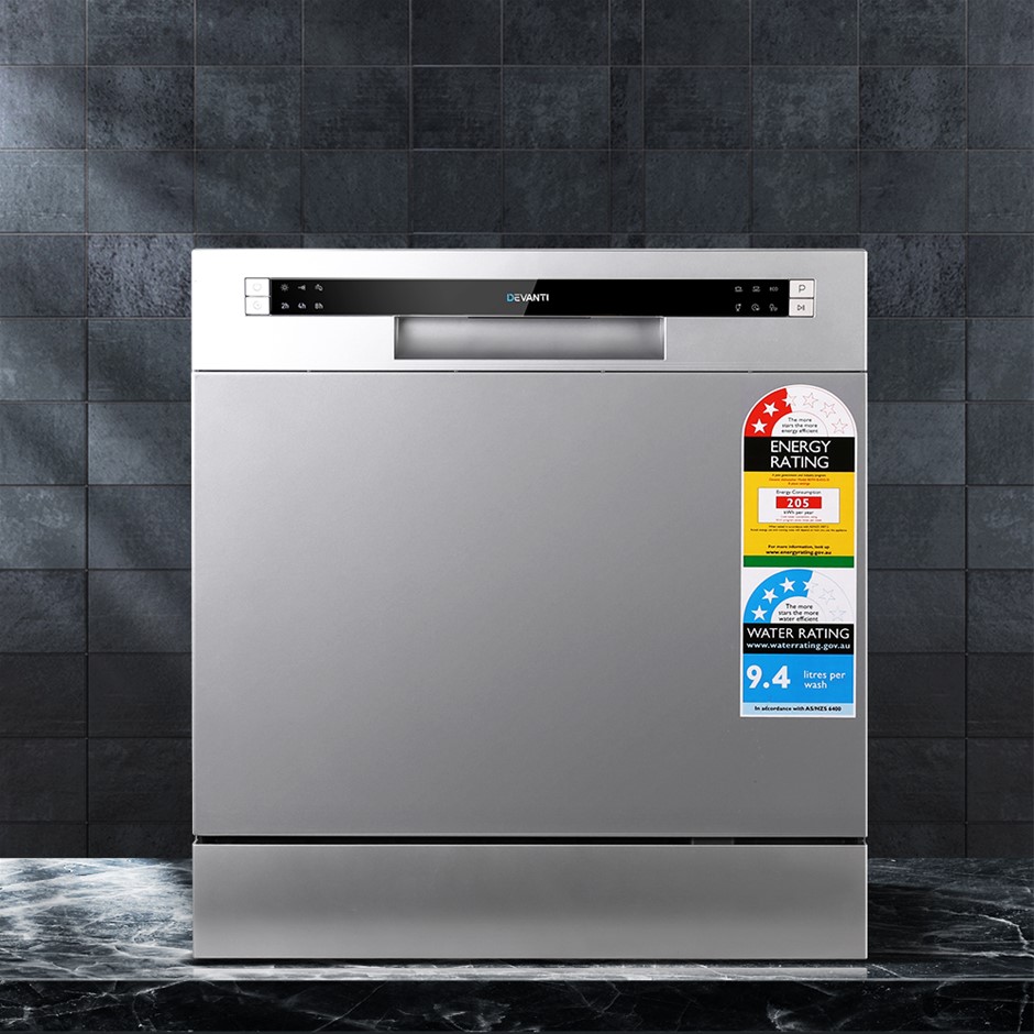 Devanti Benchtop Dishwasher 8 Place Benc