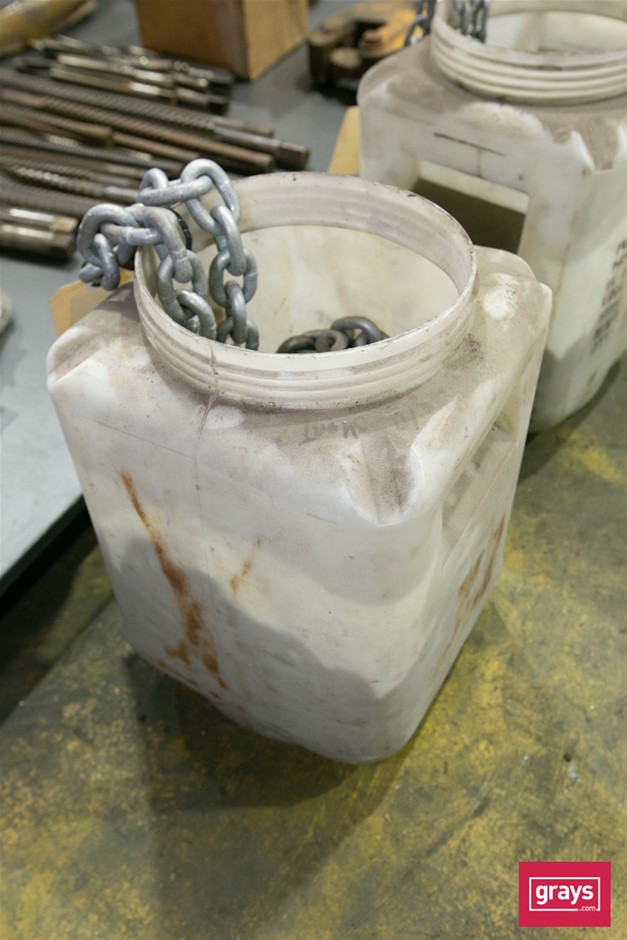 Part Tub of Galvanise Steel Chain Auction (00435050007) Grays Australia