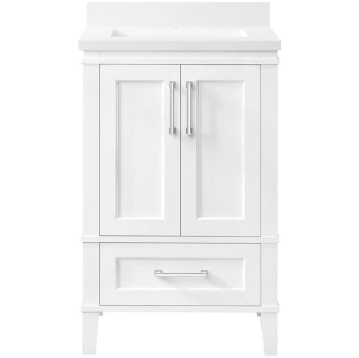 OVE Aveline 22 Bath Vanity With Basin and Mirror, White. NB