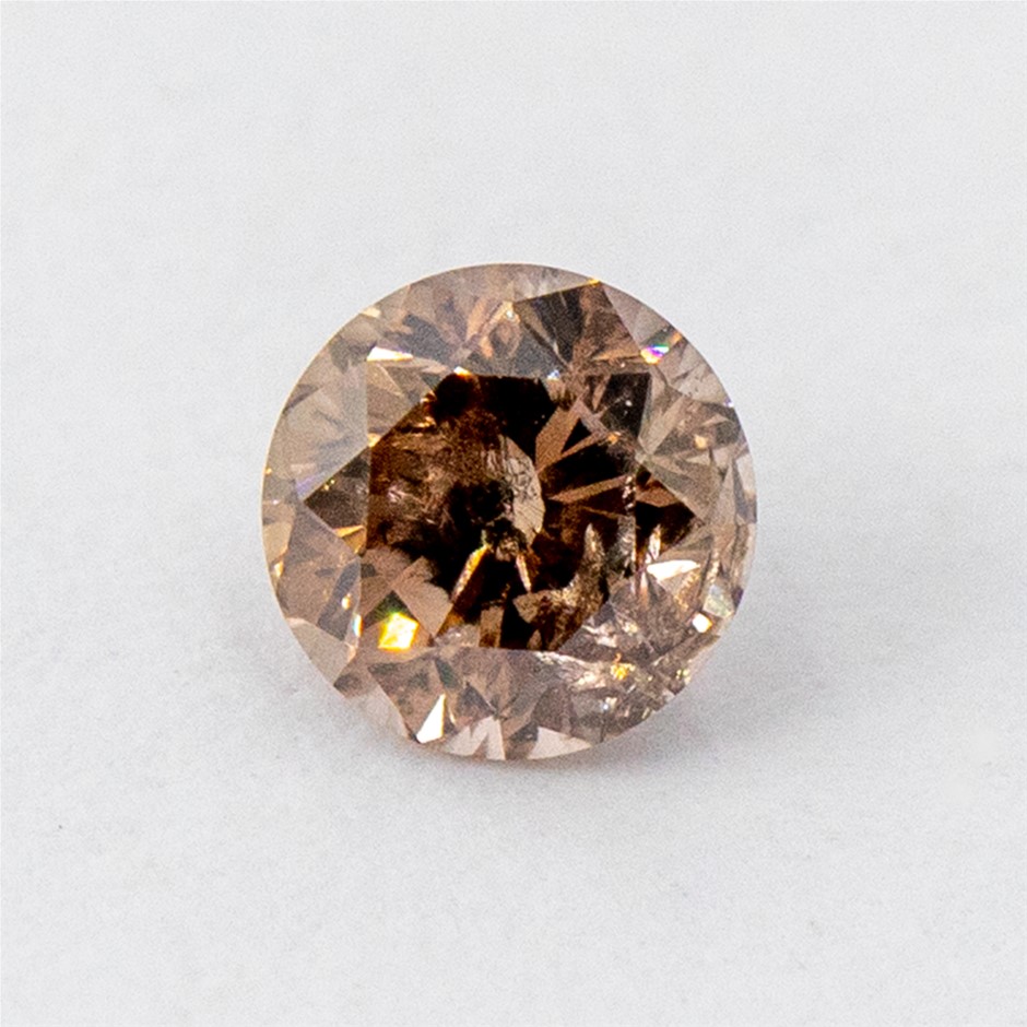 29 Point Loose Untreated Supersized Champagne Diamond Auction (0004 ...