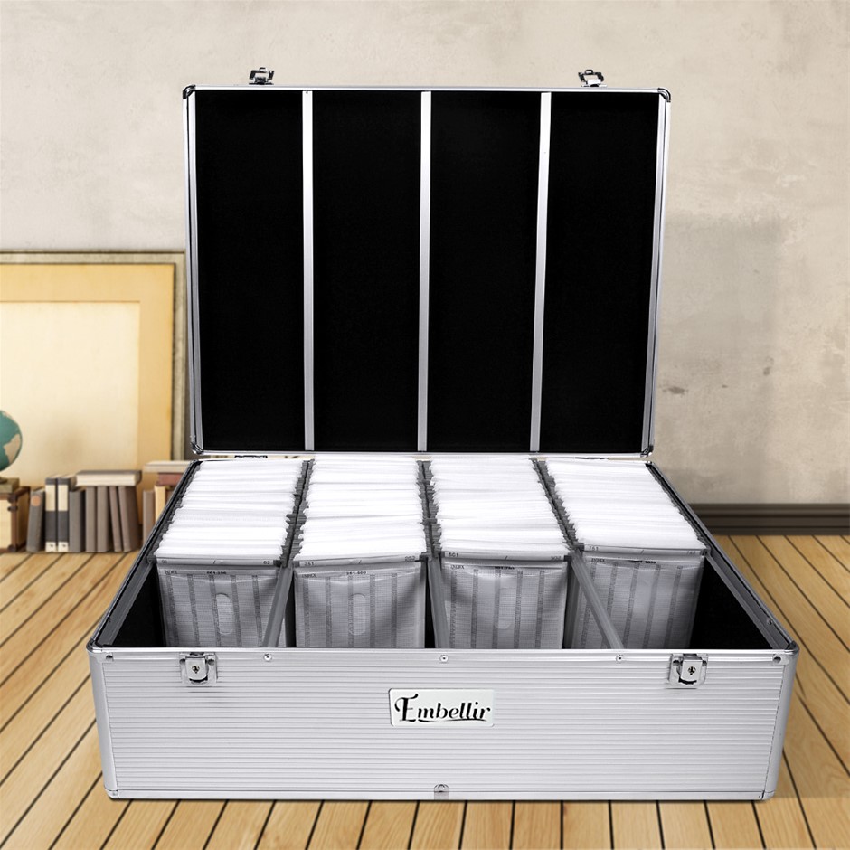Embellir CD/DVD Cases Storage Box 1000 D