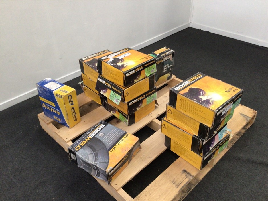 Qty 14 Cartons Various Welding Wire Auction (00027041090) Grays