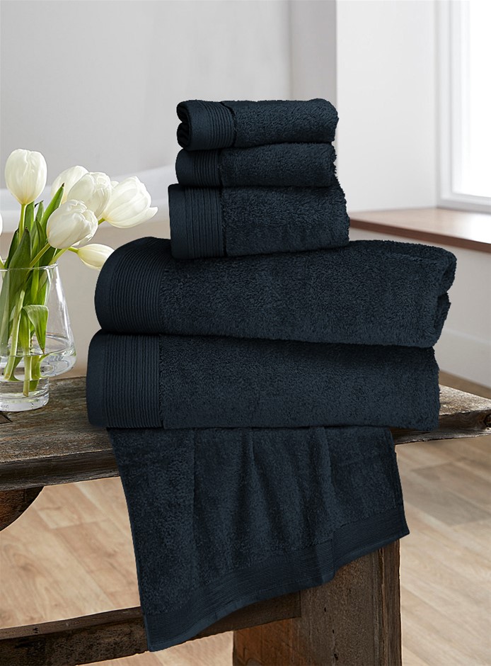 6 Pieces Pure Egyptian Cotton Towel Set 