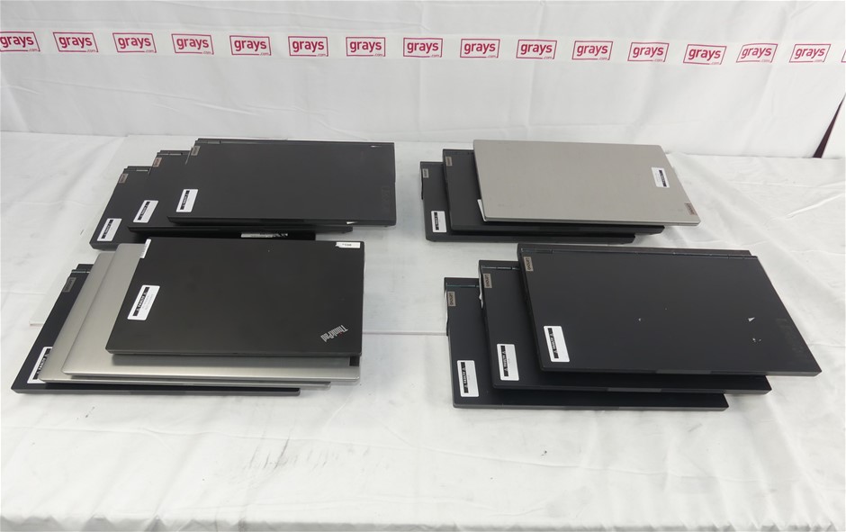 Box of Assorted USED/UNTESTED Lenovo Laptops Auction (00042187031