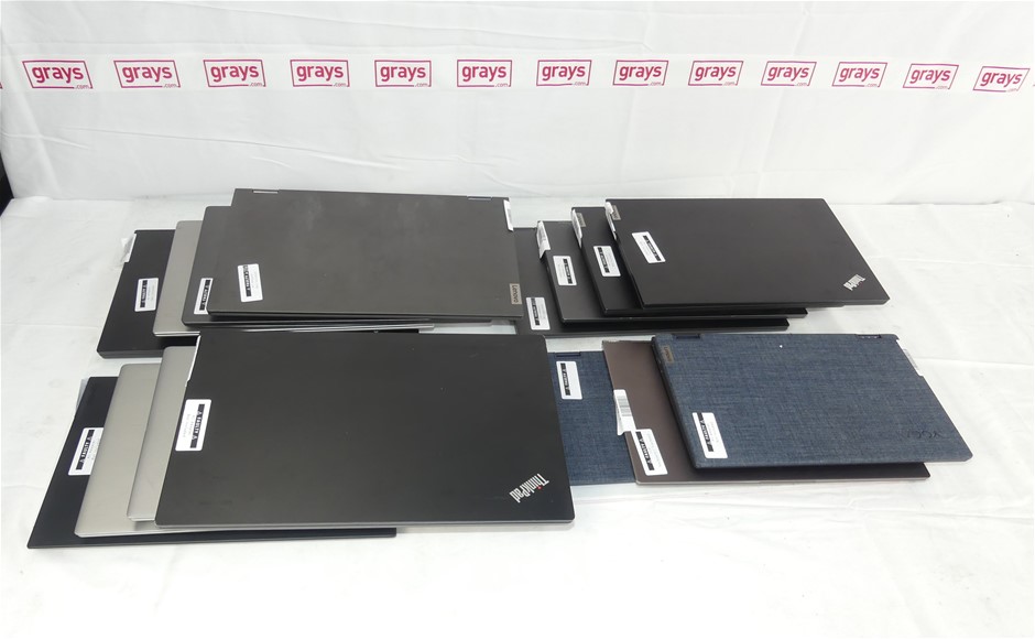 Box of Assorted USED/UNTESTED Lenovo Laptops Auction (00042187036