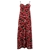 Elise Ryan Red Floral Maxi Dress