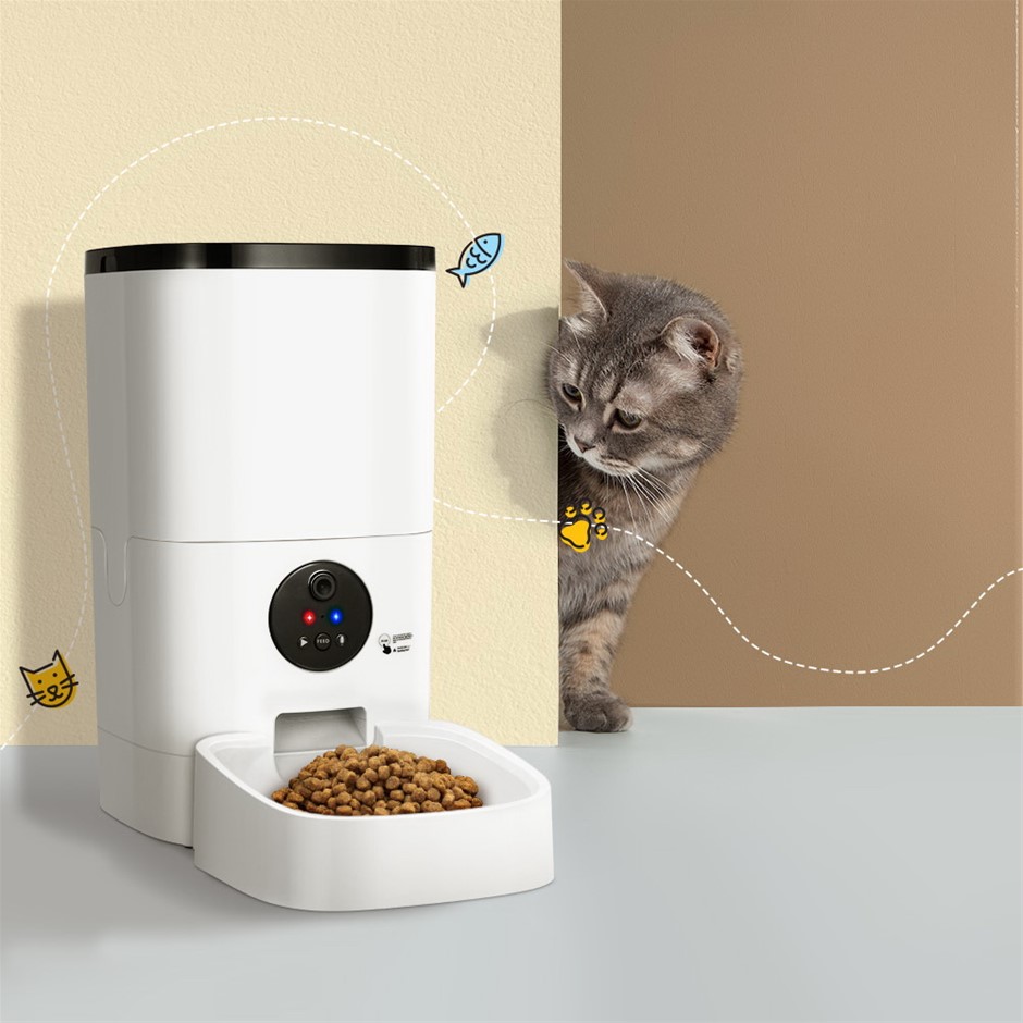 i.Pet Automatic Pet Feeder 6L Auto Camer