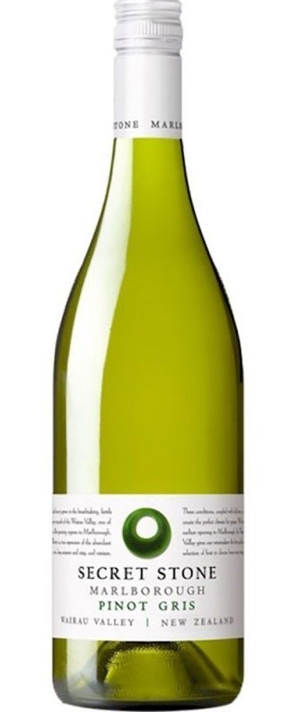 Secret Stone Pinot Gris (6x 750mL). Curr