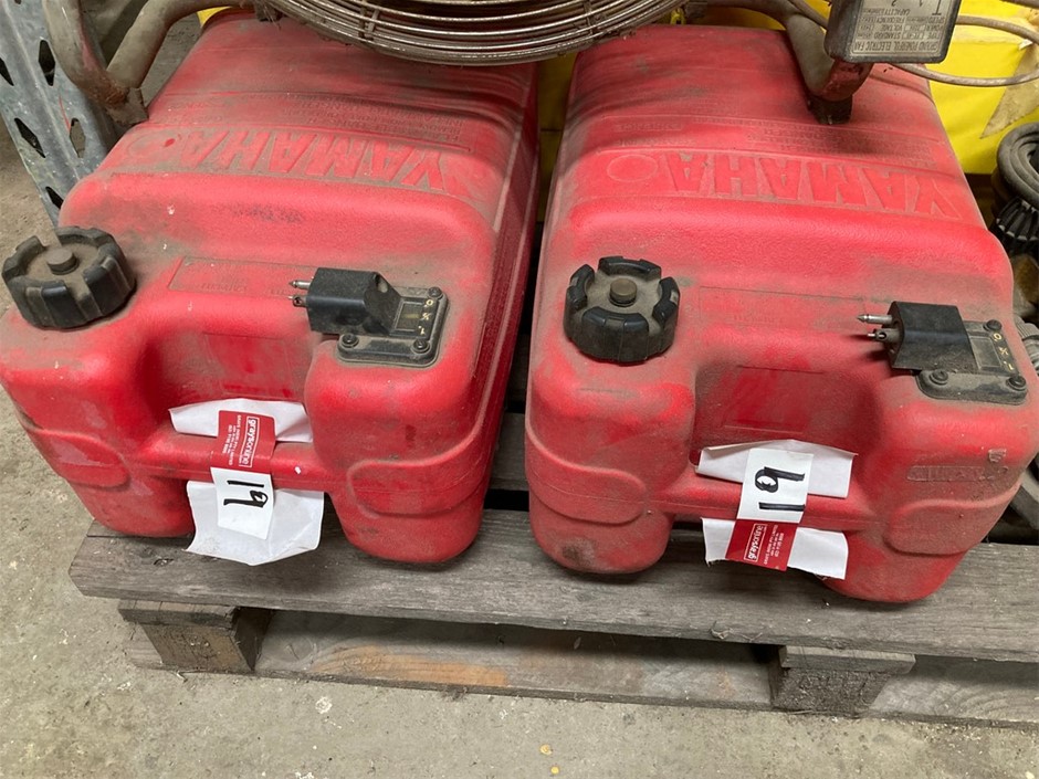 2 x Boat Poly Fuel Tanks Auction (00195050445) Grays Australia