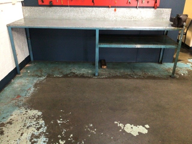 Steel Work Bench with 150mm Vice Auction (0018-9035457) | Grays Australia