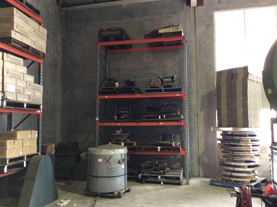8 Bay Pallet Racking Auction (01217041622) Grays Australia