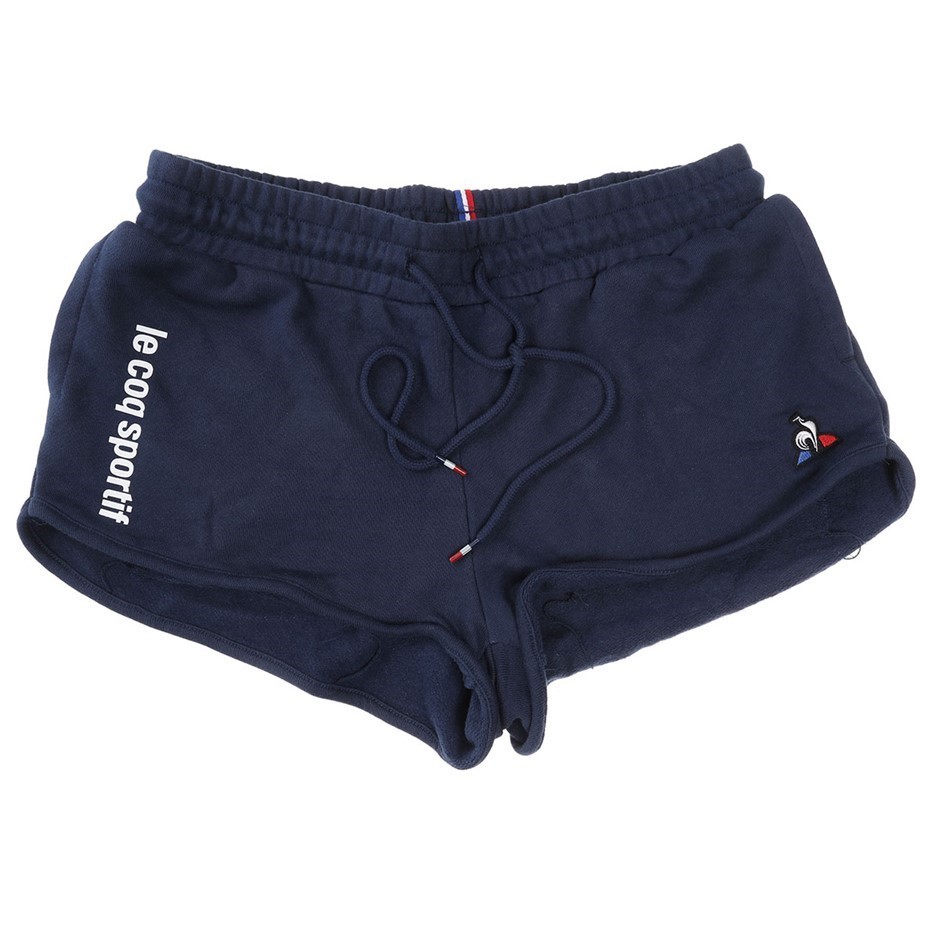 LE COQ SPORTIF Women's Thalia Short, Size M, Cotton, Dress Blues. Buyers N
