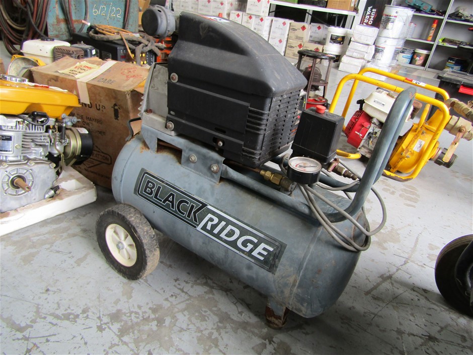 Black Ridge Portable Air Compressor Auction (05875050246) Grays Australia