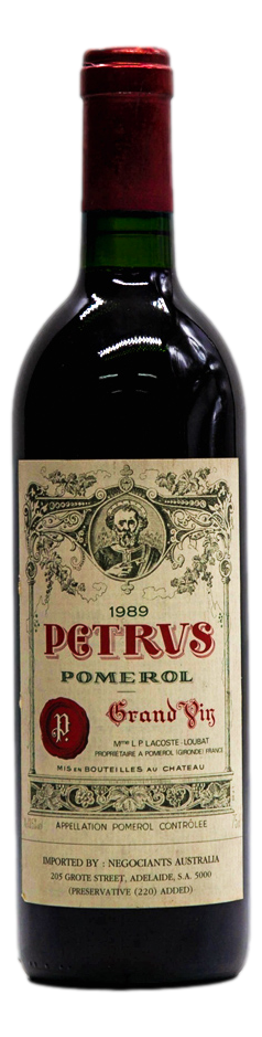 Chateau Petrus Pomerol 1989 (1 x 750mL),