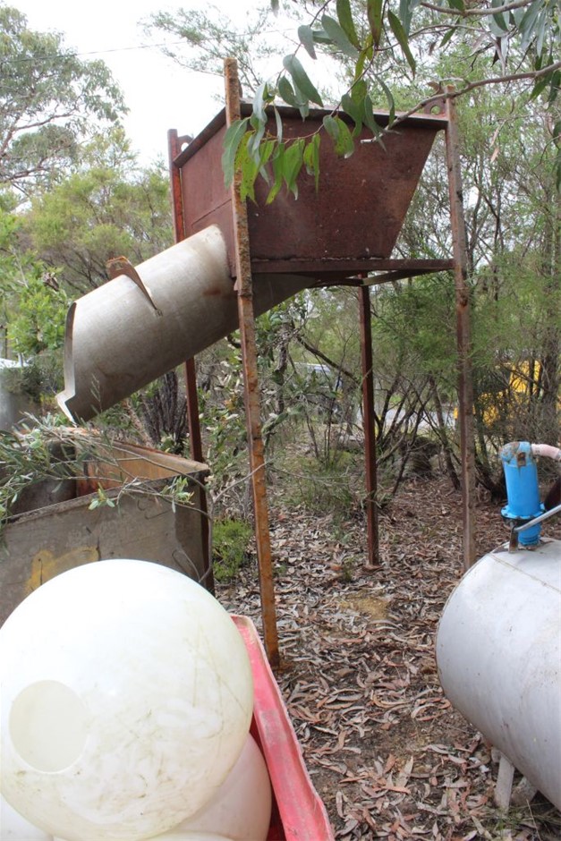 Free Standing Chute & Hooper Auction (00345050272) Grays Australia