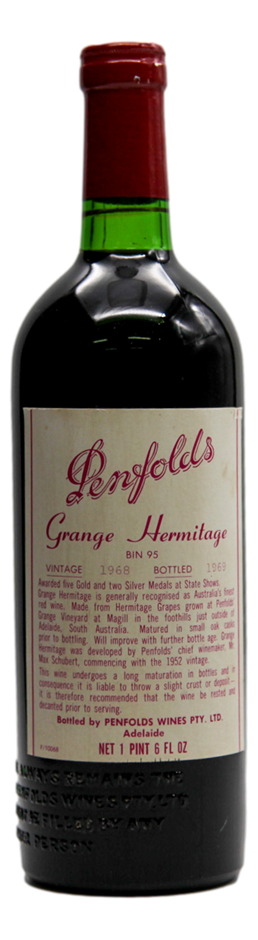 Penfolds Grange Hermitage Bin 95 1968 (1