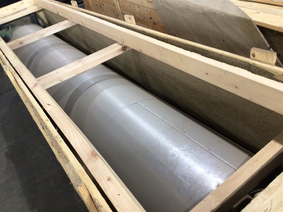Large Galvanised Steel Ducting Section Auction (00238016255) Grays