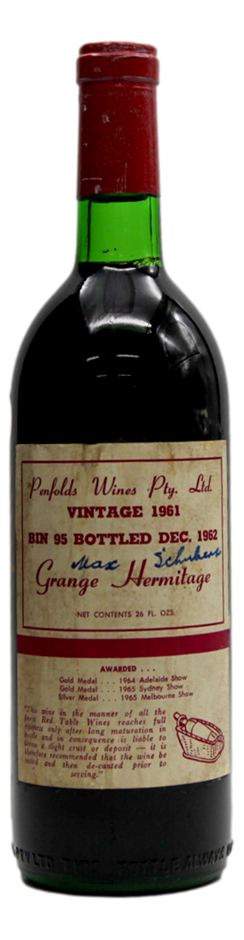 Penfolds Grange Hermitage Bin 95 Signed 