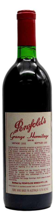 Penfolds Grange Hermitage Bin 95 1986 (1