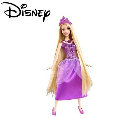 Disney Sparkling Princess Rapunzel Doll with Glittering Purple