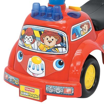 Little people fire truck ride on deals