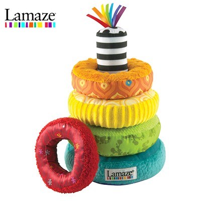 Lamaze Rainbow Rings - Colourful and Sof