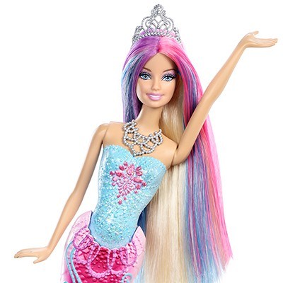 Barbie Colour Change Mermaid Doll with Hair