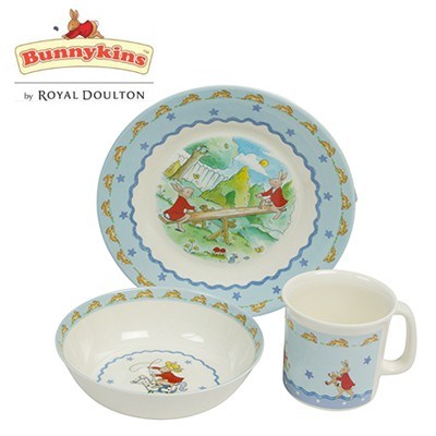 Bunnykins by Royal Doulton 3-Piece Melam