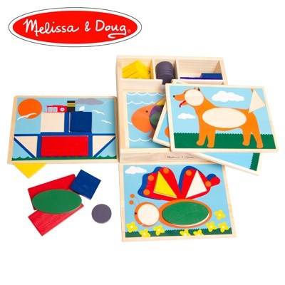 Melissa & Doug Beginner Pattern Blocks