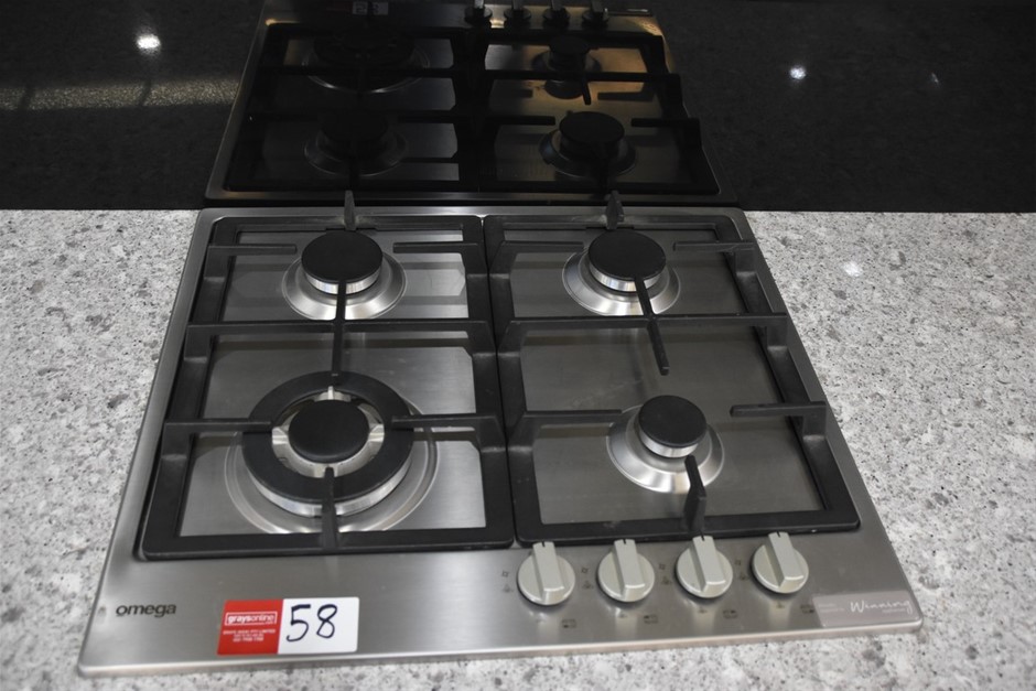 Omega Gas Cooktop Auction (00585050628) Grays Australia
