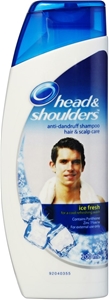 6 x Head & Shoulders 200ml Shampoo Ice F