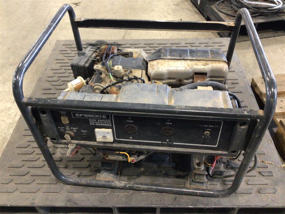 Yamaha EF6600E, 5.5kva Portable Generator (Parts) Auction (0141-8016261 ...