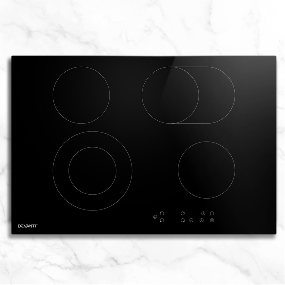 Devanti Ceramic Cooktop 77cm Electric Co