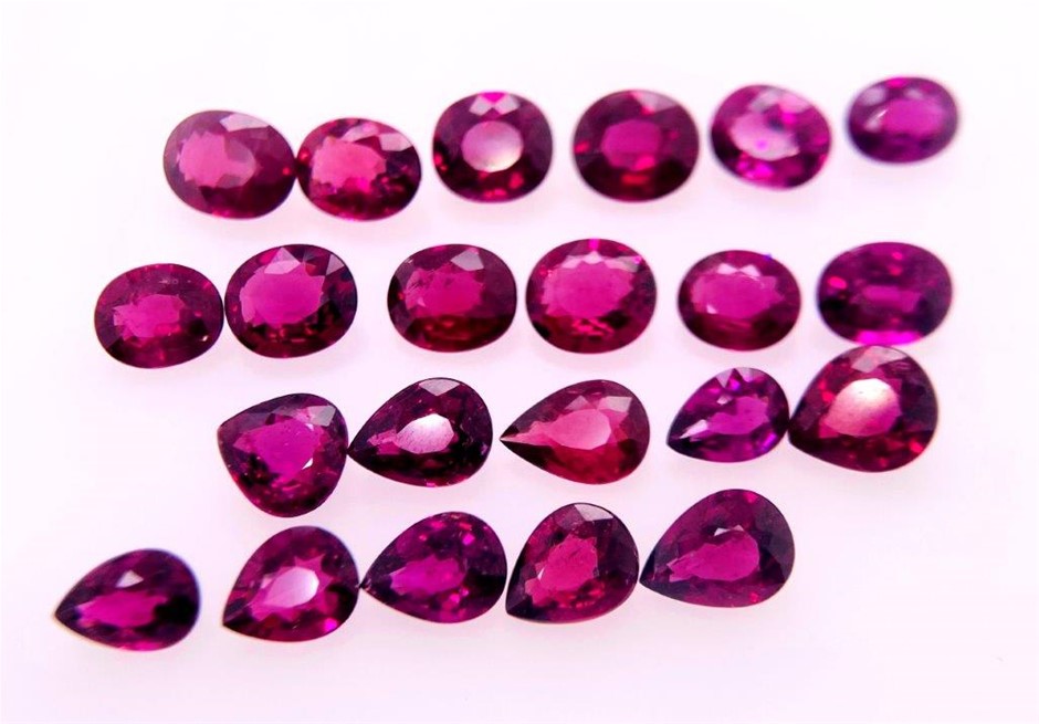 Twenty Two Loose 41.33ct in Total Auction (00012548013