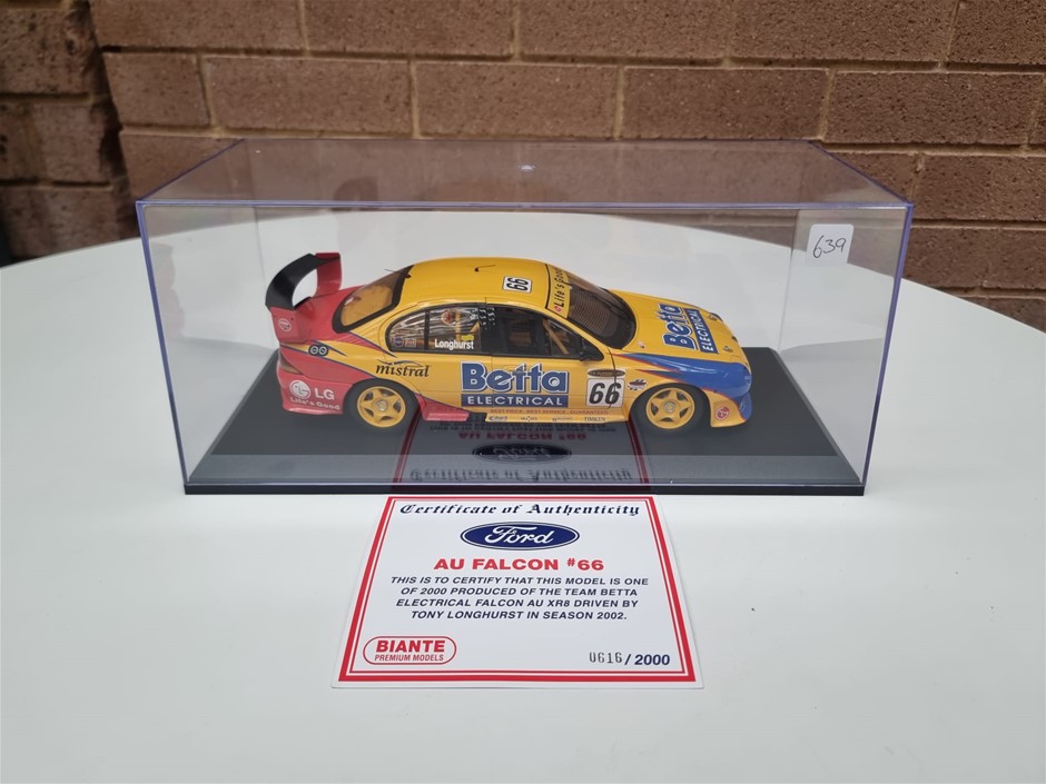 T.Longhurst '02 Team Betta Electrical, Ford AU XR8 66 1/18 Scale Model