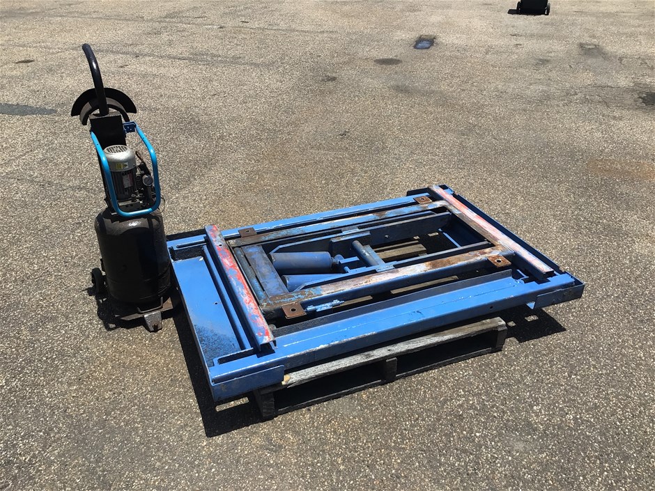 Scissor Lift & Pump Auction (00137042411) Grays Australia