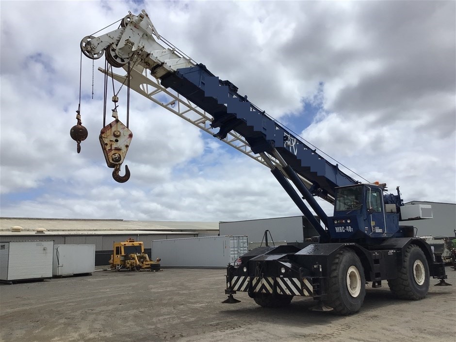 1987 Grove RT745 40Ton Rough Terrain Crane Auction (0002-8016887 ...