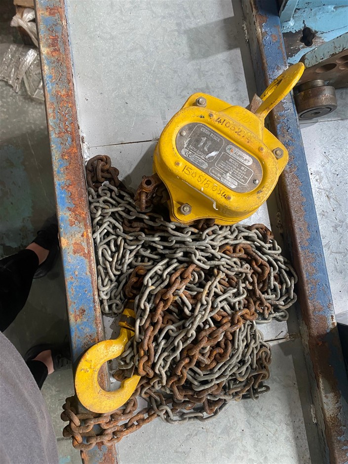 Austlift 1 Ton Chain Hoist Auction (0015-3023939) | Grays Australia