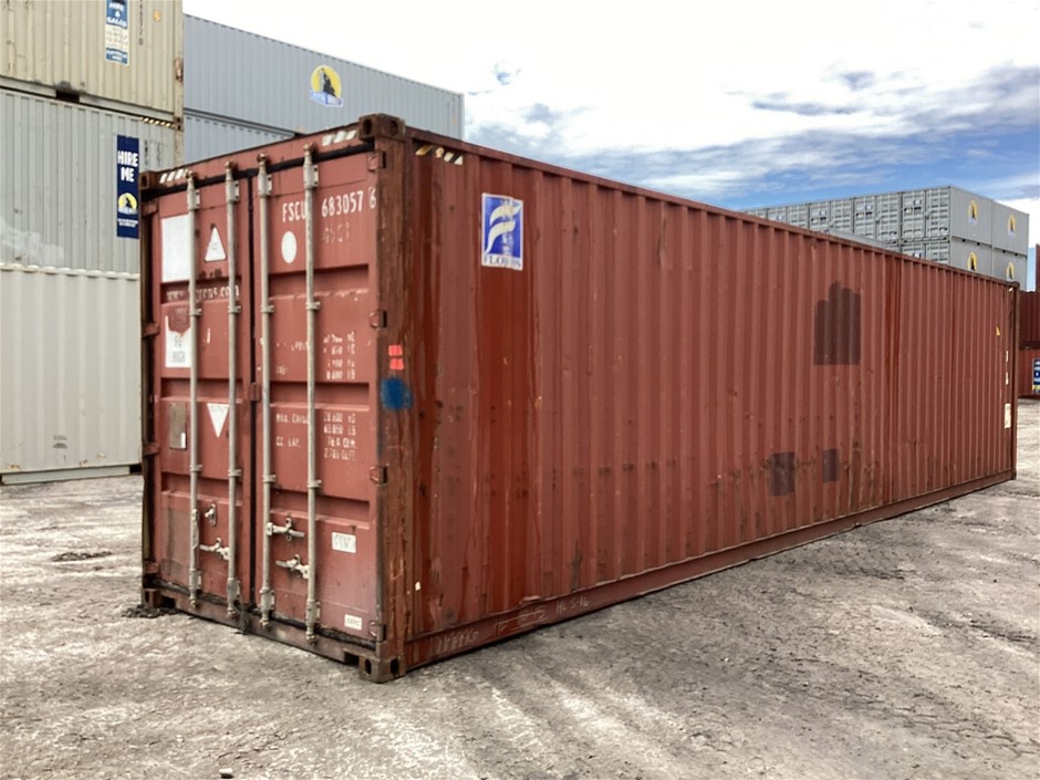 40ft High Cube Shipping Container - (Spring Farm) FSCU6830576 Auction ...