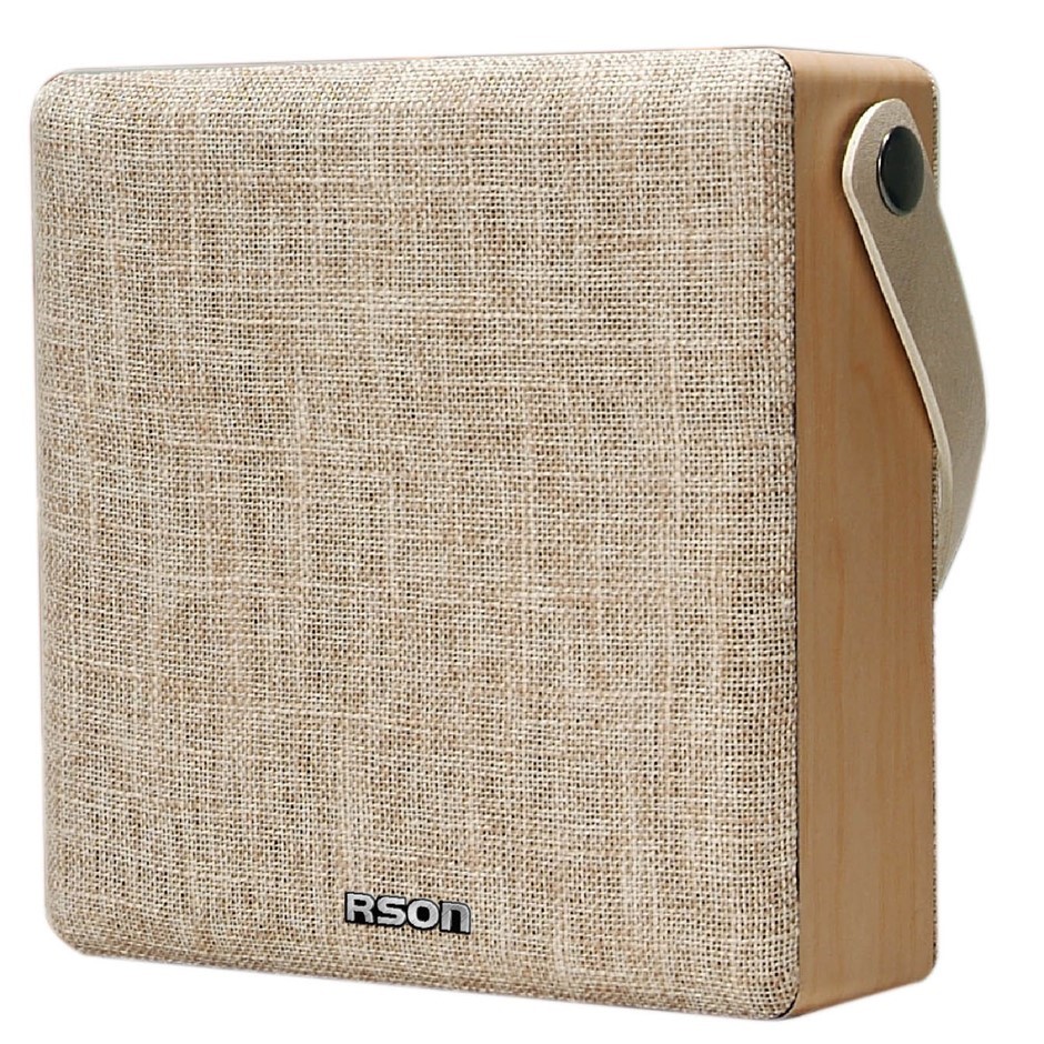 RSON Bluetooth Fabric Box Wireless Speaker 5W, Operating Distance 10M, Buil