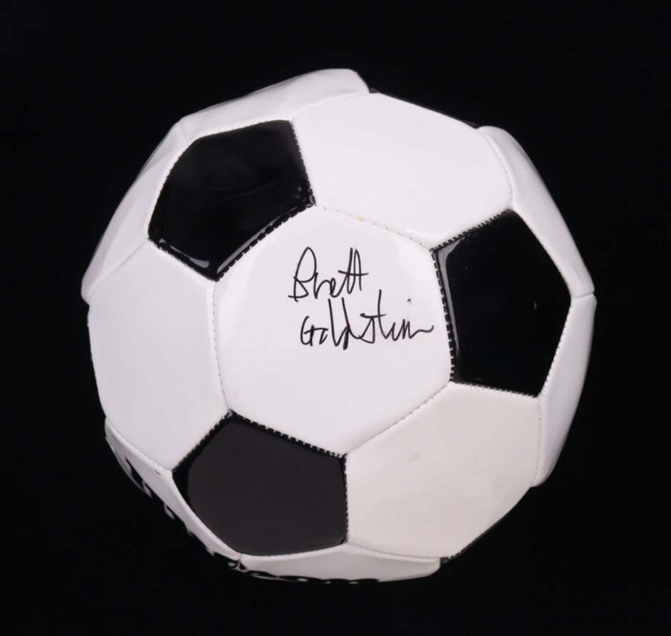 Ted Lasso Brett Goldstein signed Wilson soccer ball Auction (0002