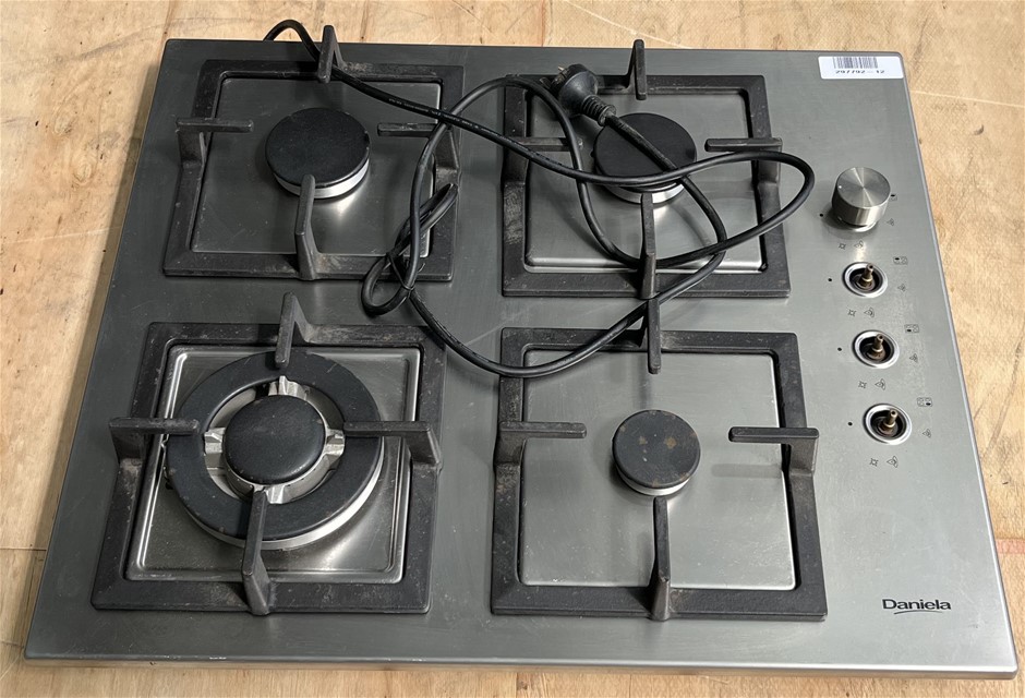 Daniela DAN64GTS/1 60cm Stainless Steel Gas Cooktop Auction (0024
