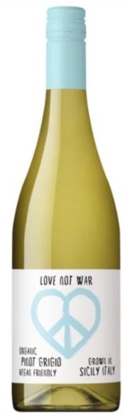 Love Not War Organic Pinot Grigio 2021 (