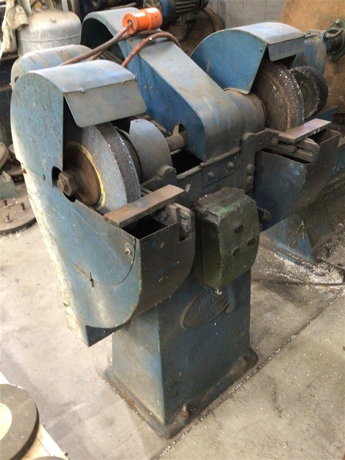 McColl Electric Industrial Pedestal Double Grinder with Buffer Auction (00028016533) Grays