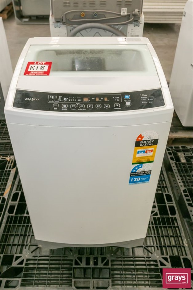 Whirlpool WB10037 Top Load Washing Machine Auction (08185051453