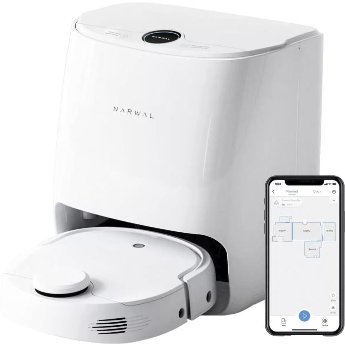 NARWAL Self Cleaning Vacuuming and Mopping Robot Cleaner, Model T10. NB Mi Auction
